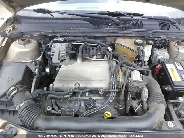 1G1ZT54885F174486 - 2005 CHEVROLET MALIBU LS TAN photo 10