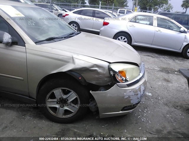 1G1ZT54885F174486 - 2005 CHEVROLET MALIBU LS TAN photo 6