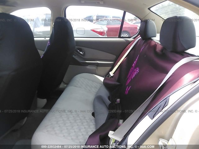 1G1ZT54885F174486 - 2005 CHEVROLET MALIBU LS TAN photo 8