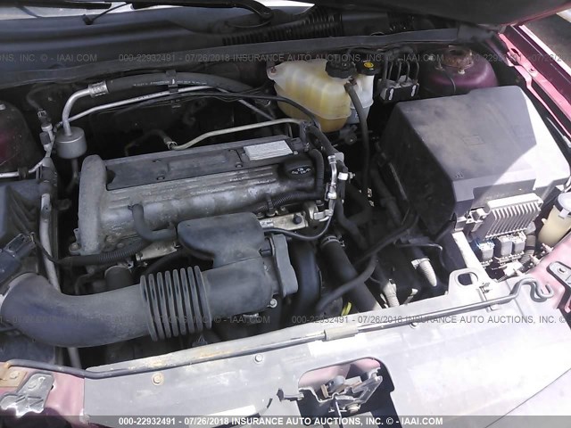 1G1ZS51F36F280223 - 2006 CHEVROLET MALIBU LS წითელი ფოტო 10