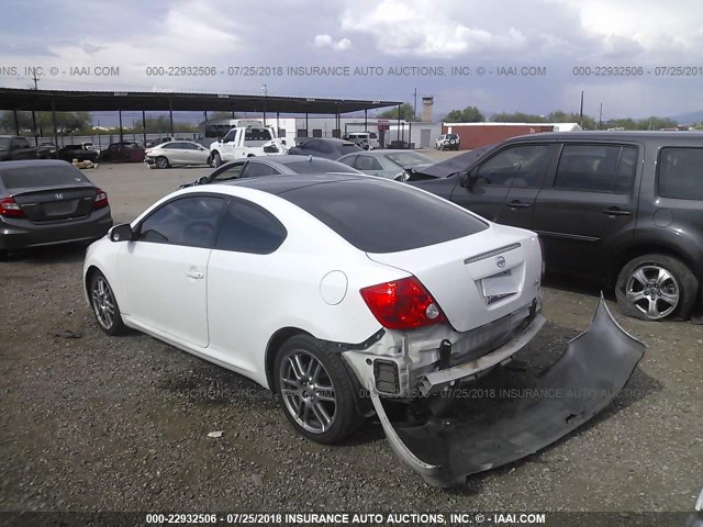 JTKDE177650056682 - 2005 TOYOTA SCION TC 白色 照片 3