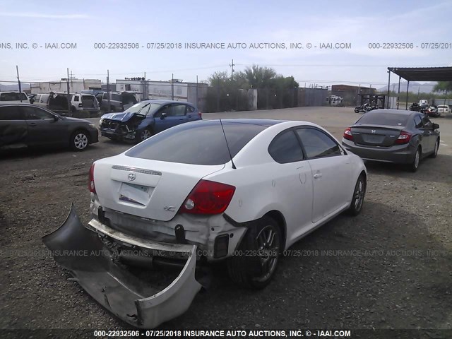JTKDE177650056682 - 2005 TOYOTA SCION TC 白色 照片 4