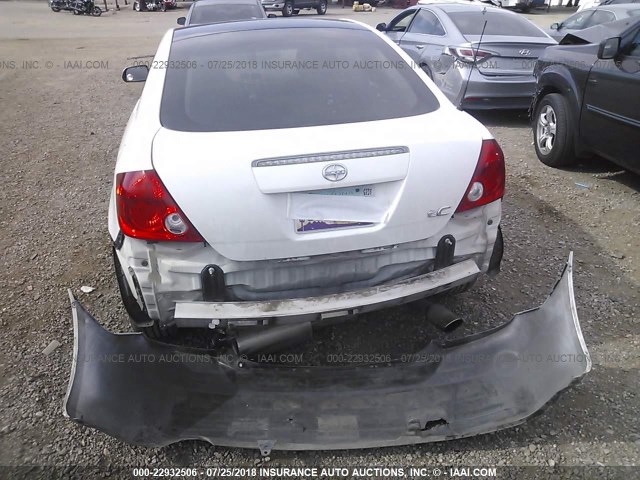 JTKDE177650056682 - 2005 TOYOTA SCION TC 白色 照片 6