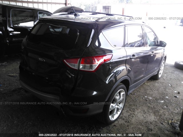 1FMCU0J9XDUB47340 - 2013 FORD ESCAPE TITANIUM BLACK photo 4