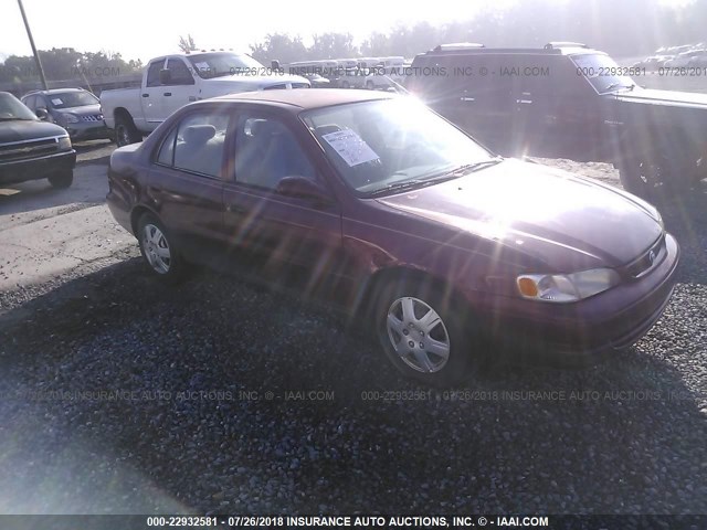 1NXBR12EXYZ383989 - 2000 TOYOTA COROLLA VE/CE/LE 栗色 照片 1