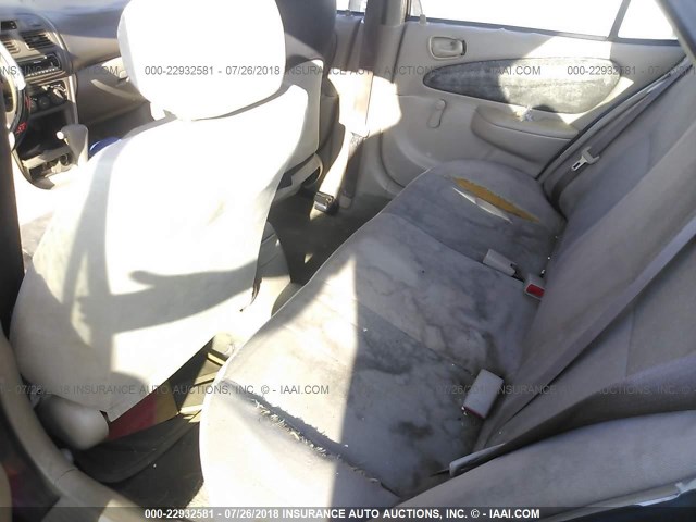 1NXBR12EXYZ383989 - 2000 TOYOTA COROLLA VE/CE/LE 栗色 照片 8