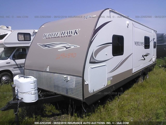 1UJBJ0BN3D14E0059 - 2013 JAYCO 26SRK WHITE HAWK  WHITE photo 2