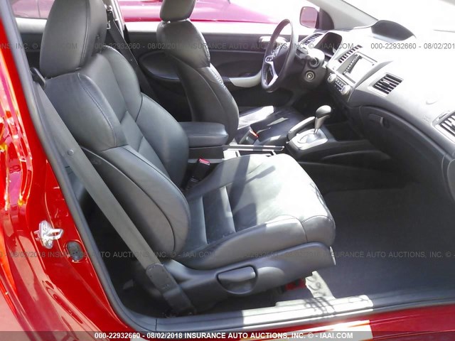 2HGFG12929H501571 - 2009 HONDA CIVIC EXL 红色 照片 5