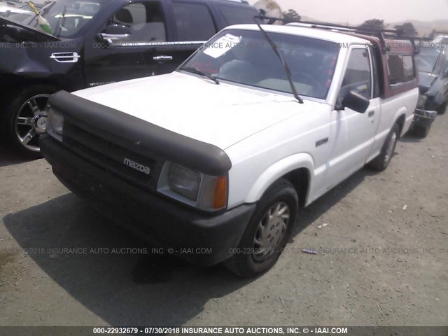 JM2UF1232P0369607 - 1993 MAZDA B2200 SHORT BED WHITE photo 2