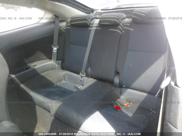 JTKDE177770218371 - 2007 TOYOTA SCION TC ნაცრისფერი ფოტო 8