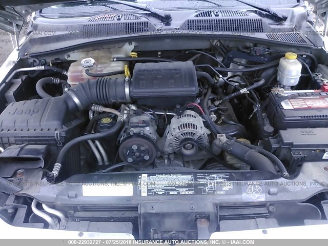 1J4GL48K33W633400 - 2003 JEEP LIBERTY SPORT/FREEDOM ვერცხლისფერი ფოტო 10