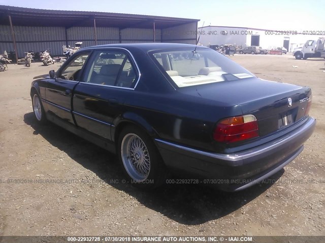 WBAGJ832XVDM06534 - 1997 BMW 740 IL Dark Blue photo 3