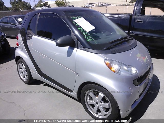WMEEJ3BA2CK538896 - 2012 SMART FORTWO PURE/PASSION SILVER photo 1