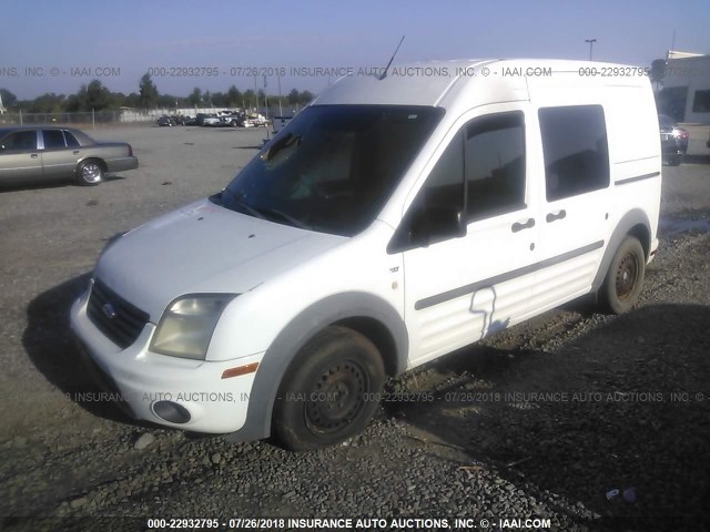 NM0LS6BN3CT113380 - 2012 FORD TRANSIT CONNECT XLT WHITE photo 2