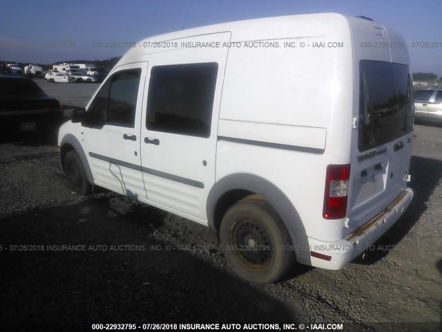 NM0LS6BN3CT113380 - 2012 FORD TRANSIT CONNECT XLT WHITE photo 3