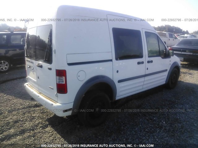NM0LS6BN3CT113380 - 2012 FORD TRANSIT CONNECT XLT WHITE photo 4