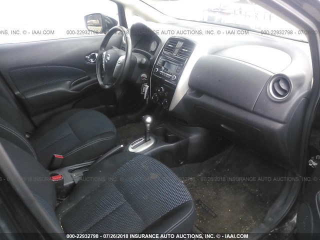 3N1CE2CP4FL383927 - 2015 NISSAN VERSA NOTE S/S PLUS/SV/SL/SR BLACK photo 5