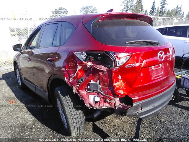 JM3KE2CYXG0632934 - 2016 MAZDA CX-5 TOURING RED photo 3