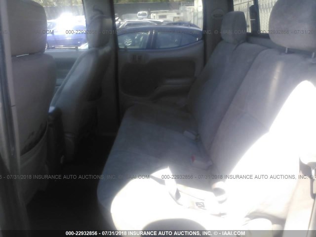 5TEGM92N01Z845657 - 2001 TOYOTA TACOMA DOUBLE CAB PRERUNNER GREEN photo 8