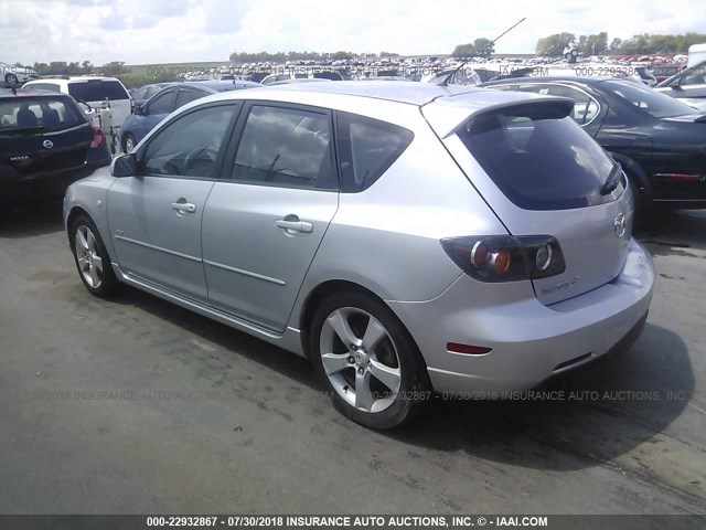 JM1BK143X61498076 - 2006 MAZDA 3 HATCHBACK SILVER photo 3