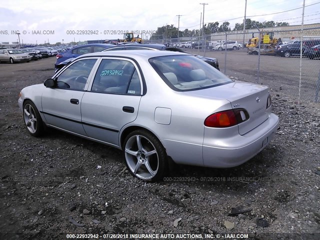 2T1BR12E1YC291297 - 2000 TOYOTA COROLLA VE/CE/LE 银色 照片 3