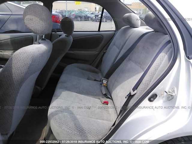 2T1BR12E1YC291297 - 2000 TOYOTA COROLLA VE/CE/LE 银色 照片 8