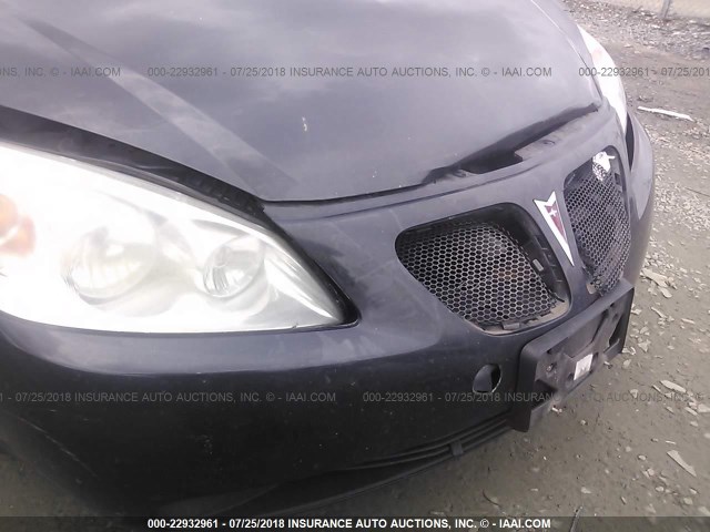 1G2ZF57B984250114 - 2008 PONTIAC G6 VALUE LEADER/BASE BLACK photo 6