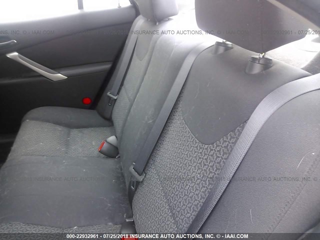 1G2ZF57B984250114 - 2008 PONTIAC G6 VALUE LEADER/BASE BLACK photo 8