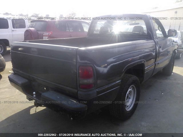 1B7HC16Y2YS502117 - 2000 DODGE RAM 1500 BLACK photo 4