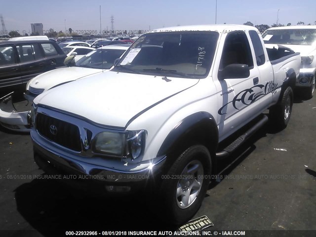 5TESM92N51Z864182 - 2001 TOYOTA TACOMA XTRACAB PRERUNNER 白色 照片 2