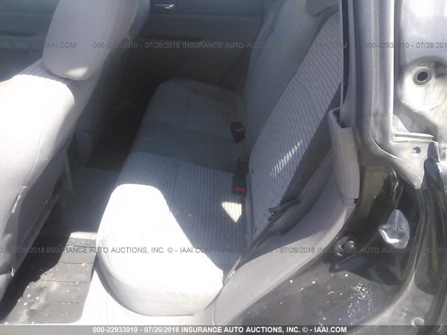 JF1SG65613H740950 - 2003 SUBARU FORESTER 2.5XS შავი ფოტო 8