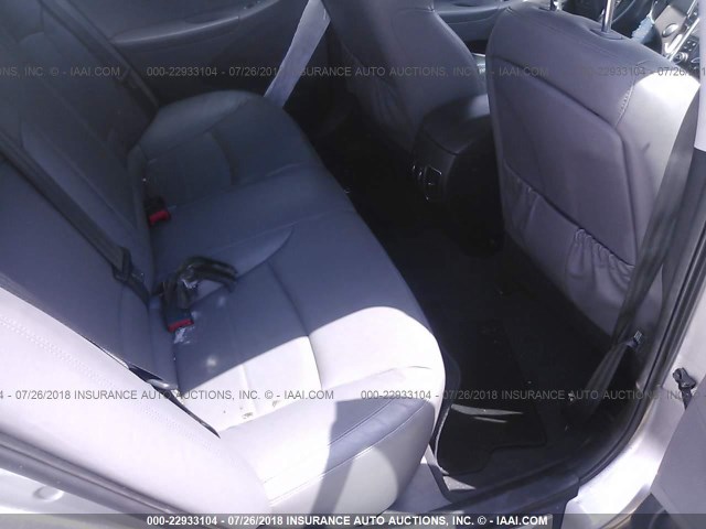 KMHEC4A42DA091855 - 2013 HYUNDAI SONATA HYBRID GRAY photo 8