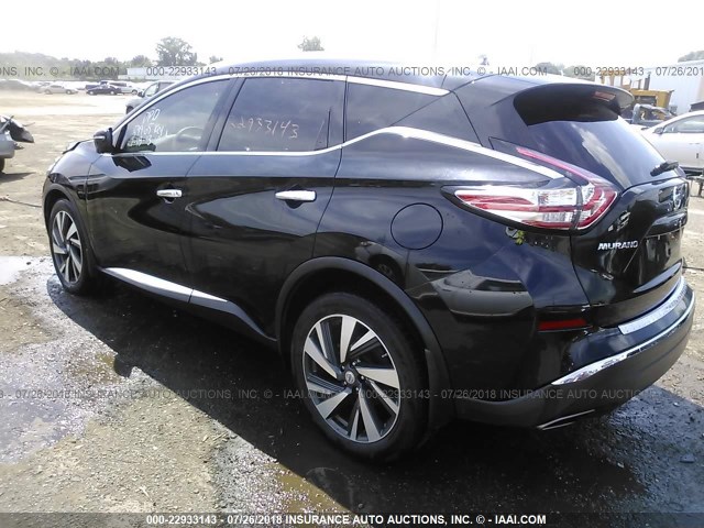 5N1AZ2MH2FN282414 - 2015 NISSAN MURANO S/SL/SV/PLATINUM BLACK photo 3