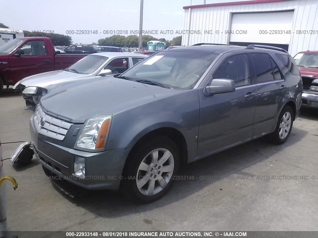 1GYEE63A760148518 - 2006 CADILLAC SRX GRAY photo 2