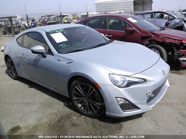 JF1ZNAA12D2730238 - 2013 TOYOTA SCION FR-S SILVER photo 1