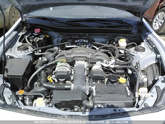 JF1ZNAA12D2730238 - 2013 TOYOTA SCION FR-S SILVER photo 10