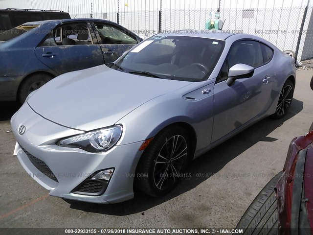 JF1ZNAA12D2730238 - 2013 TOYOTA SCION FR-S SILVER photo 2