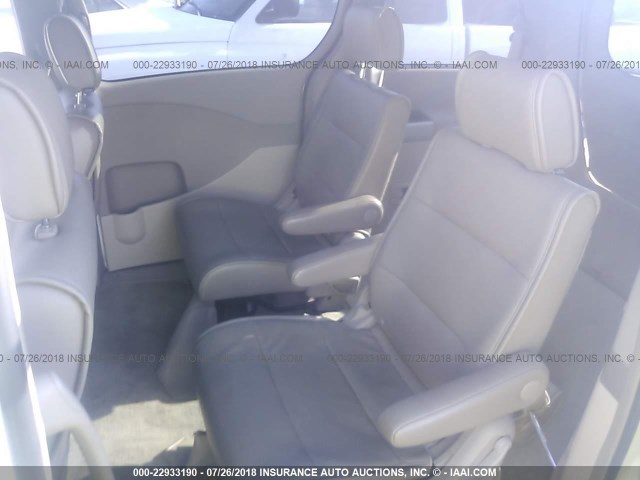 5N1BV28U76N123105 - 2006 NISSAN QUEST S/SE/SL WHITE photo 8