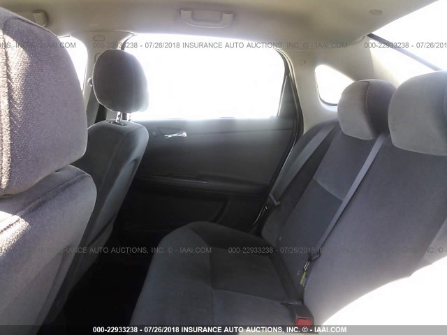 2G1WT58K269110186 - 2006 CHEVROLET IMPALA LT GRAY photo 8