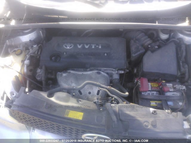JTLZE4FE0A1103180 - 2010 TOYOTA SCION XB Silber Foto 10