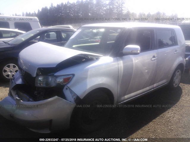 JTLZE4FE0A1103180 - 2010 TOYOTA SCION XB Silber Foto 2