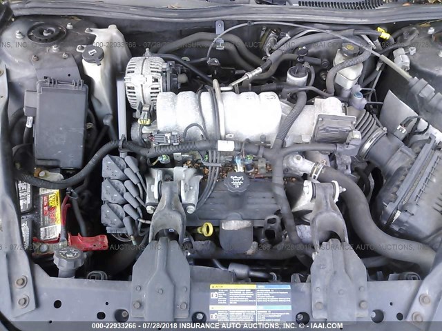 2G2WP552961158819 - 2006 PONTIAC GRAND PRIX BLACK photo 10