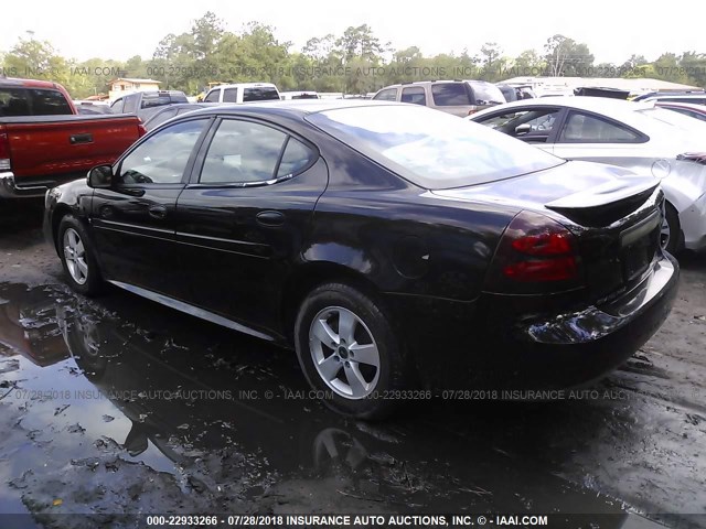 2G2WP552961158819 - 2006 PONTIAC GRAND PRIX BLACK photo 3