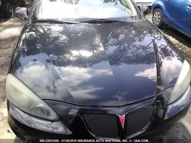 2G2WP552961158819 - 2006 PONTIAC GRAND PRIX BLACK photo 6