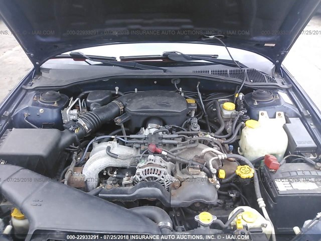 4S3BH675046619738 - 2004 SUBARU LEGACY OUTBACK AWP 蓝色 照片 10