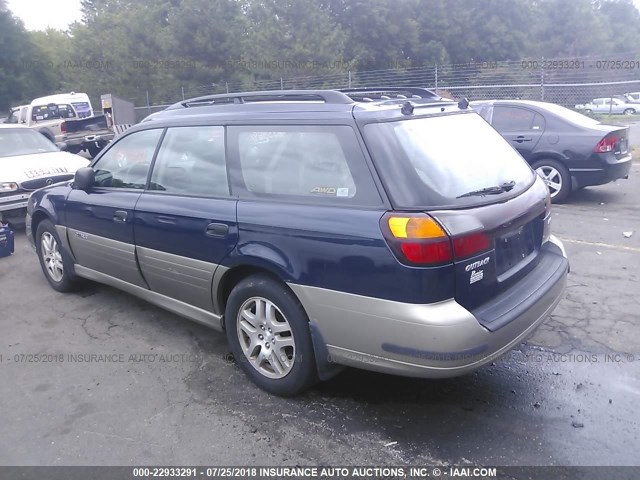 4S3BH675046619738 - 2004 SUBARU LEGACY OUTBACK AWP 蓝色 照片 3