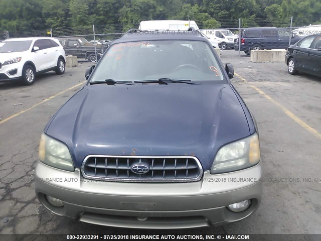 4S3BH675046619738 - 2004 SUBARU LEGACY OUTBACK AWP 蓝色 照片 6