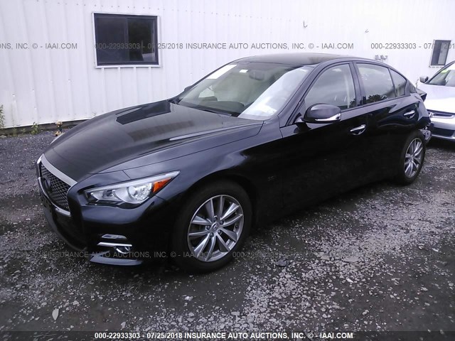 JN1EV7AR4HM834261 - 2017 INFINITI Q50 PREMIUM/SPORT/SE BLACK photo 2