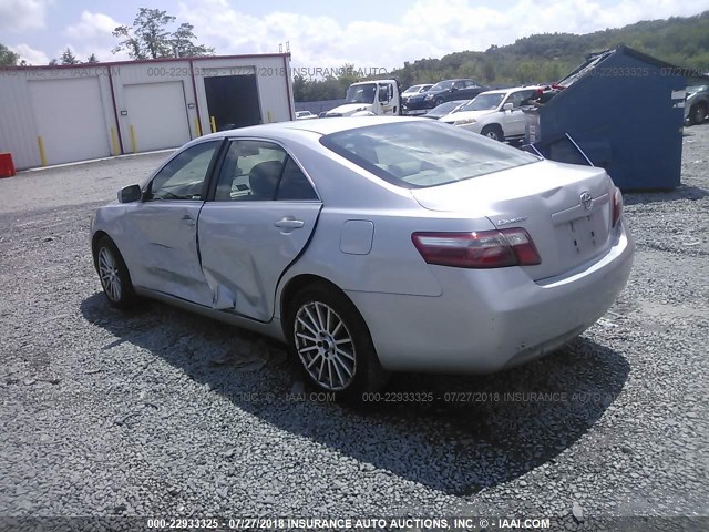 4T1BE46K77U505185 - 2007 TOYOTA CAMRY NEW GENERAT CE/LE/XLE/SE SILVER photo 3