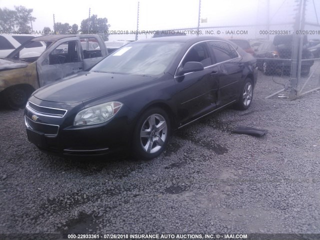 1G1ZH57B294172520 - 2009 CHEVROLET MALIBU 1LT 黑色 照片 2